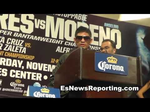 Boxing Champ Abner Mares Post Moreno Fight Press Conference Full HD