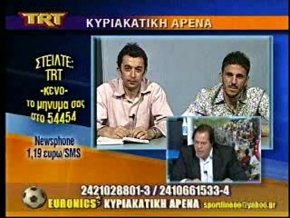 29η ΑΕΛ-Εργοτέλης 3-2 2007-08 Φώτης Κηπουρός (Κυριακάτικη Αρένα-TRT)