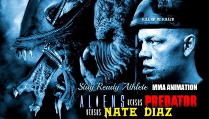Aliens vs Predator Nate Diaz Animated Parody Conor & Floyd Bonus Ending