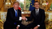 Trump/Macron : tête-à-tête à l'Élysée