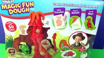 PLAY-DOH Volcano Dinosaurs Rex Toy Story Angry Bird Caveman Magic Fun Dough by HobbyKidsTV