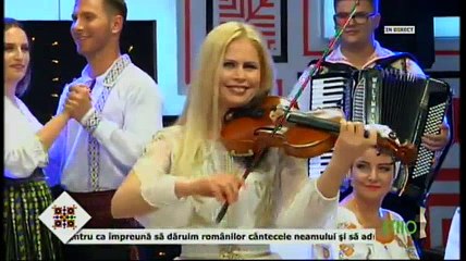 Lucia Sacaliuc - Interpretare la vioara (Seara buna, dragi romani! - ETNO TV - 20.06.2017)