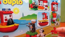 Bateau feu pour de Ensemble enfants pour jouets Designer lego duplo 10591 bateau feu