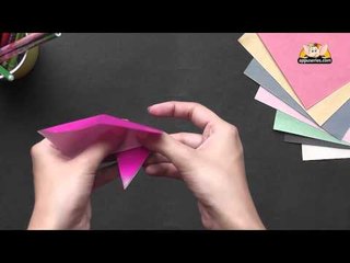 Origami in Marathi - Easy Bookmark
