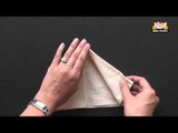 Learn the Arrow Napkin Fold in Kannada