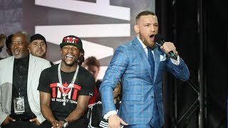 Conor Mcgregor DESTROYS Floyd Mayweather FACE TO FACE AT Toronto World Tour.