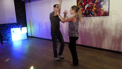 Juegos stage 2 bachata Inter/Avancé Bowling Alma Rennes Mercredi 12 Juillet 2017 Cécile et Manu