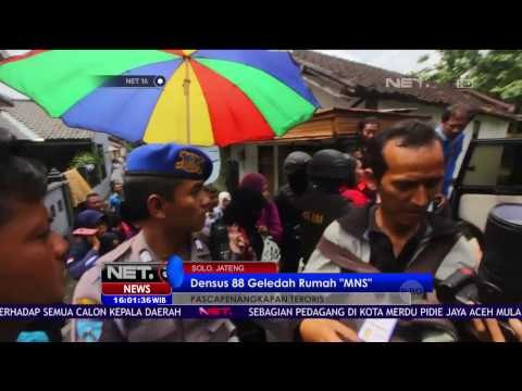 Densus 88 Geledah Rumah Terduga Teroris di Solo dan Karanganyar - NET 16