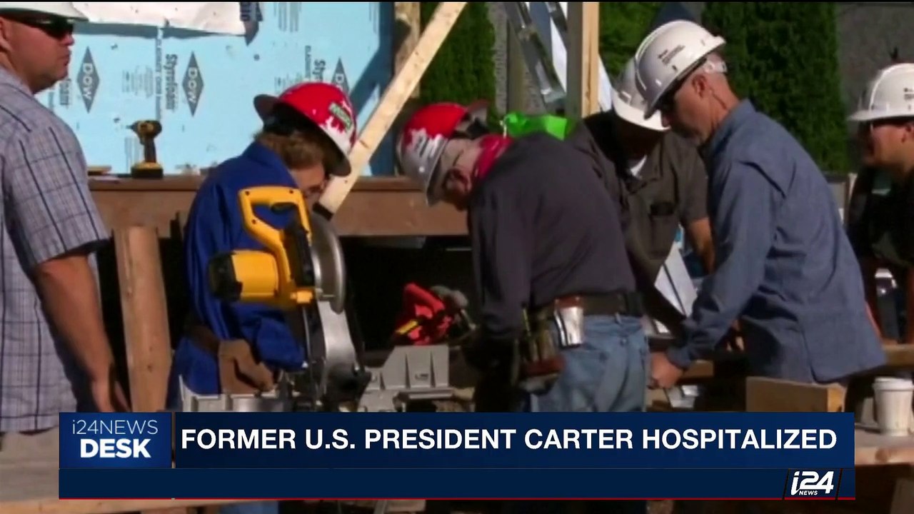 i24NEWS DESK | Former U.S. President Carter hospitalized | Thursday, July 13th 2017