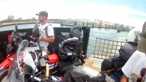 TransAmerica Trail Ride: Hondas On The Ocracoke Ferry