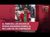Video: Cajero de OXXO arroja café caliente a cliente en Querétaro