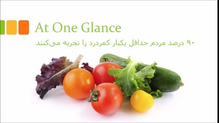 ۹۰ درصد مردم حداقل یکبار کمردرد را تجربه می‌کنند