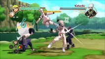 Naruto Ultimate Ninja Storm 2 MOD - Hokage Naruto & Sakura vs Kakashi Boss Battle Chare