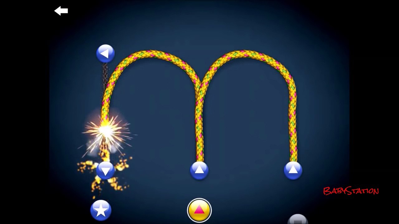 Learn writing CURSIVE alphabets with NEW animations - small l to p - LetterSchool - By Bab