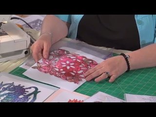 Cut floral panels workshop with Kathleen Laurel-Sage (taster video)