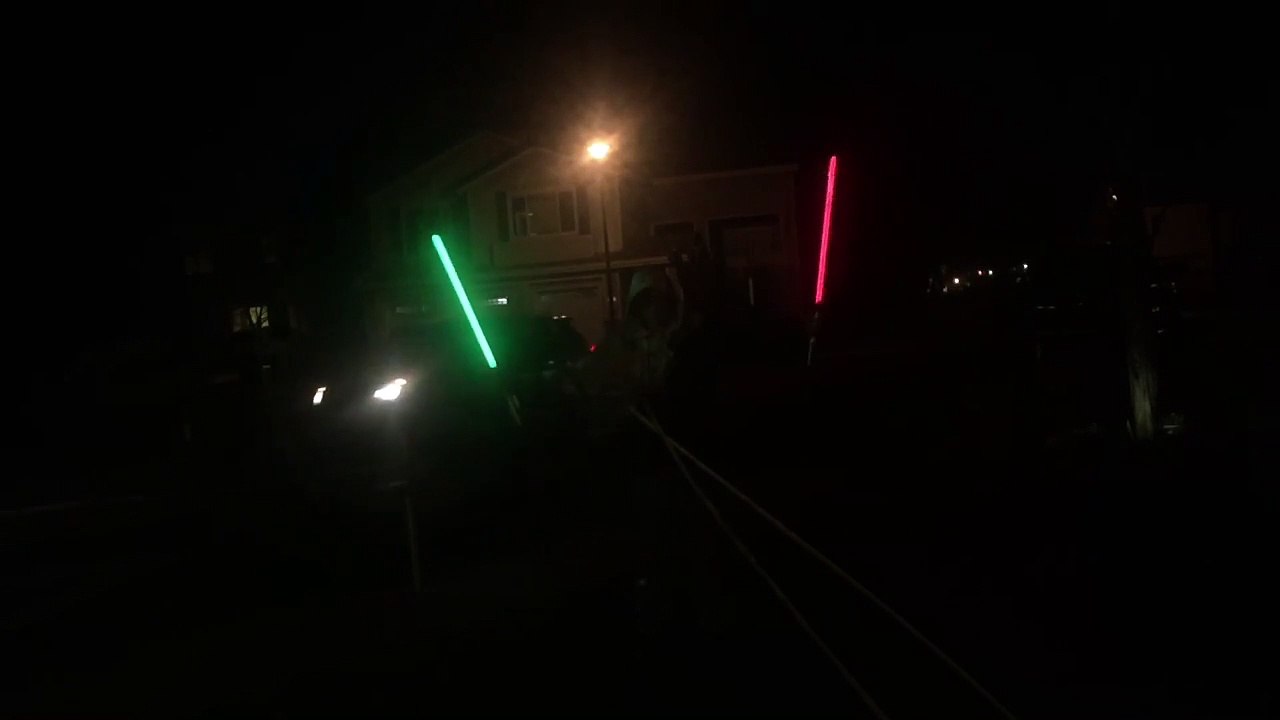 Star Wars light show by Kory