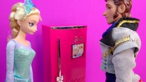 Дисней замороженный Королева Эльза против принц Ханса время года 3. и 2. пакет игрушка распаковка вызов