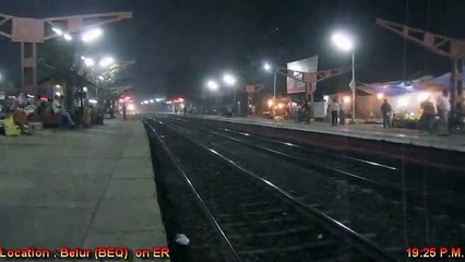 WAP-4 Amritsar Mail thunders Belur !!