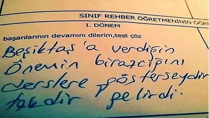 2017-2018 Öğretmenlerin Öğrenciler Hakkında Karneye Yazdıkları En Komik Yazılar