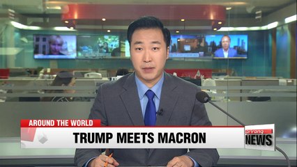 Tải video: Trump hints at possible reversal of Paris Agreement during meeting with Macron