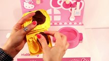 ★Hello Kitty Kitchen & Play Doh ★ Hello Kitty Kitchen Playset Toy Play Doh (Plastilina) -