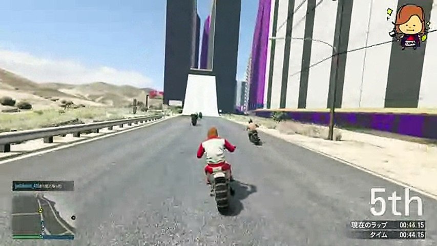 Gta5 とても面白いバイクのスタントレース 実況 スタントライダーズアップデート Video Dailymotion