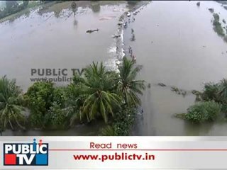 ಚೆನ್ನೈ ಮಳೆ : ಡ್ರೋನ್ ಕ್ಯಾಮೆರಾದಲ್ಲಿ ನೆರೆಯ ದೃಶ್ಯ ಸೆರೆ