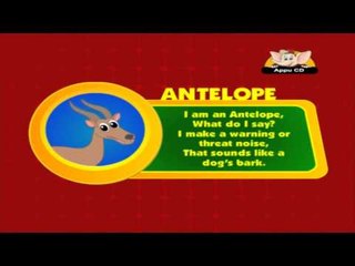Animal Sounds in Kannada - Antelope