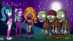 My Little Pony Equestria Girls Zombie Apocalypse Zombies UFO Animation Cartoon #2017