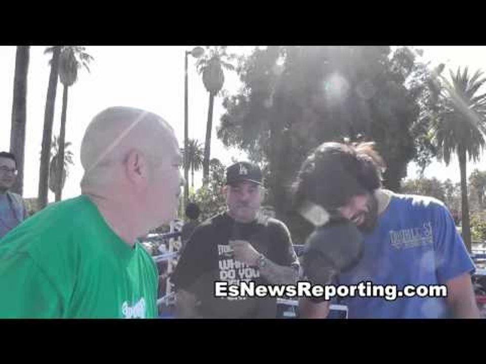 perro angulo and pepper roach boxing workout