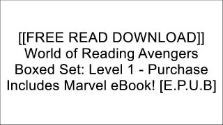 [Vin1c.F.R.E.E D.O.W.N.L.O.A.D] World of Reading Avengers Boxed Set: Level 1 - Purchase Includes Marvel eBook! by Disney Book GroupDisney Book GroupDisney Book GroupClarissa S. Wong [K.I.N.D.L.E]