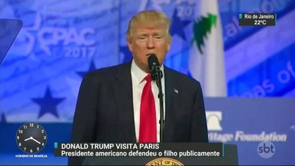 Donald Trump defende publicamente o filho mais velho