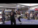 MIKEY GARCIA WORKING OUT