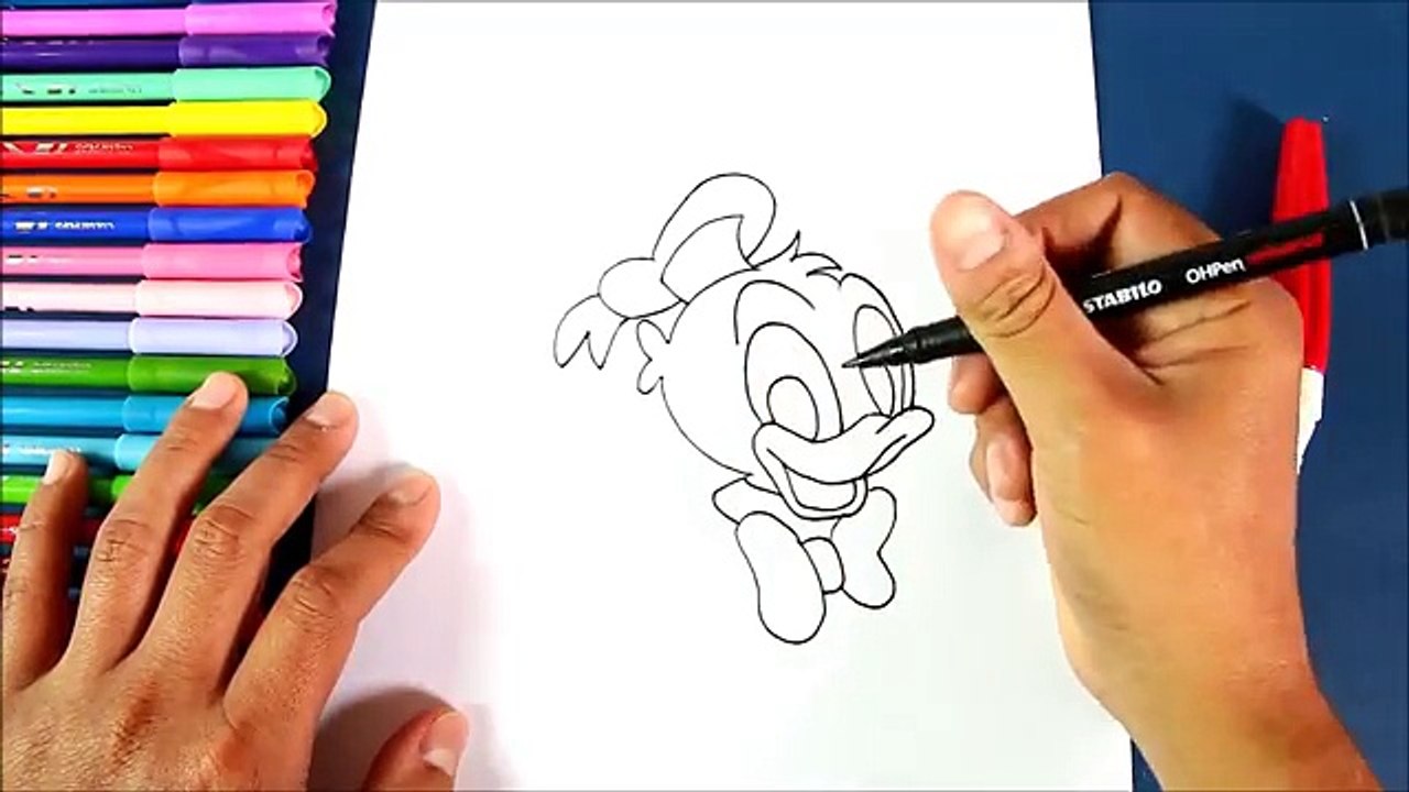 Una y una en un tiene una un en y y bebé para colorear dibujo ratón allí pasado dibujando coloreando pato donald mickey donal