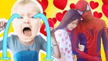 Frozen Elsa kidnapped! Spiderman & Superman combat Monster w/ Maleficent | Funny Superhero IRL Video