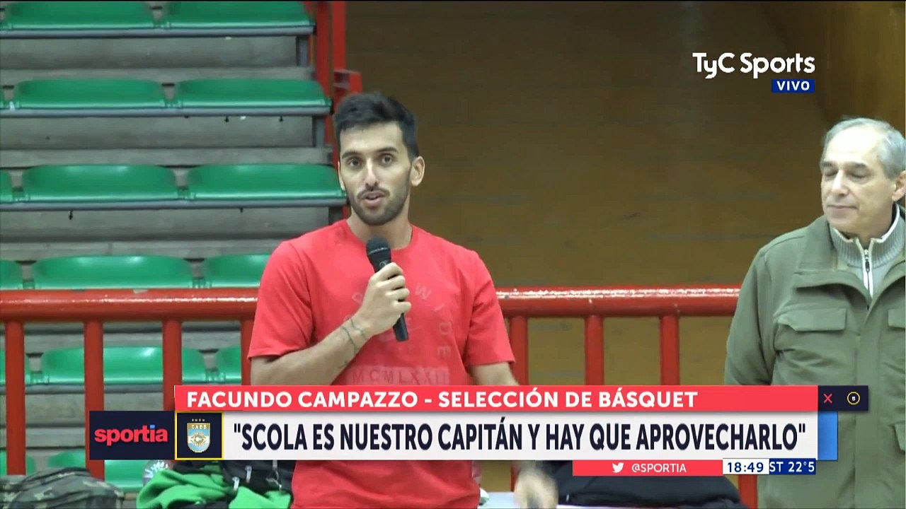 Campazzo: "Los que venimos de atrás tenemos que copiar a Scola"