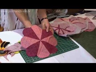 Rounded edges tip for your Dresden Plate from Jennie Rayment