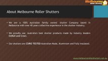 Electric Shutters - Melbourne Roller Shutters