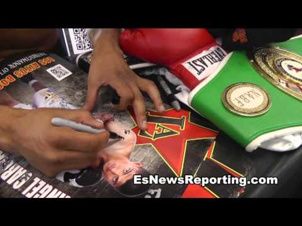 Mikey Garica on Sparring Pacquiao and Valero talks khan fight