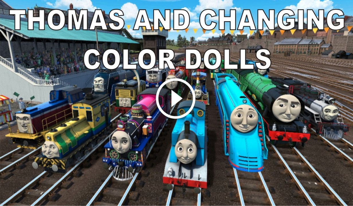 Thomas and Friends Baby Doll Toys changing colour by giving them Injection Ouuch it hurts see HOW