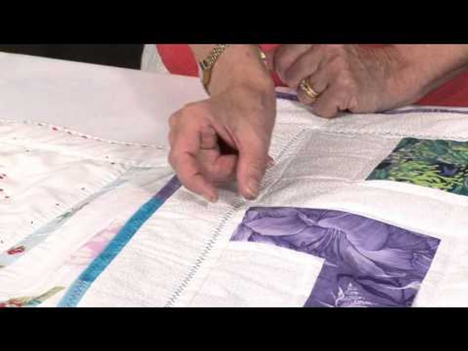 Binding your quilt by machine with Valerie Nesbitt