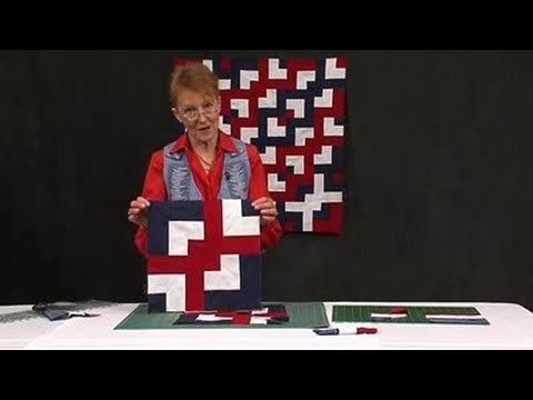 Take 3 Fabrics (Red/White and Blue) with Jennie Rayment (Taster Video)
