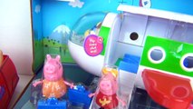 Nick Jr. PEPPA PIGs Holiday Plane Playset Travel Toy Hunting, Surprises Mickey Minnie Mou