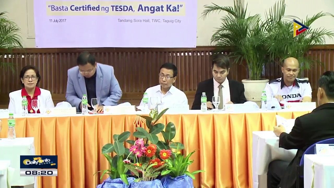 Natulungan ng programa ng TESDA