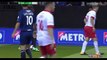 Carles Puyol Horror Knee Tackle On Phil Neville In Star Sixes Friendly!