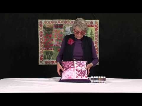 Transfer painting with Mary Gamester using the snowflake a design template (Taster Video)