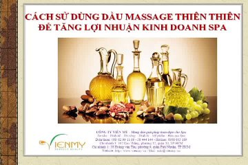 Cách sử dụng dầu nền massage để tăng lợi nhuận kinh doanh Spa