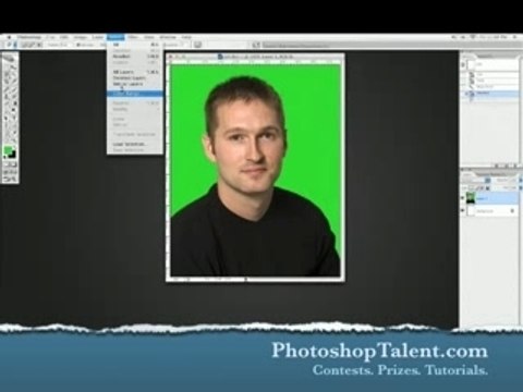 Chroma keying photoshop tutorial