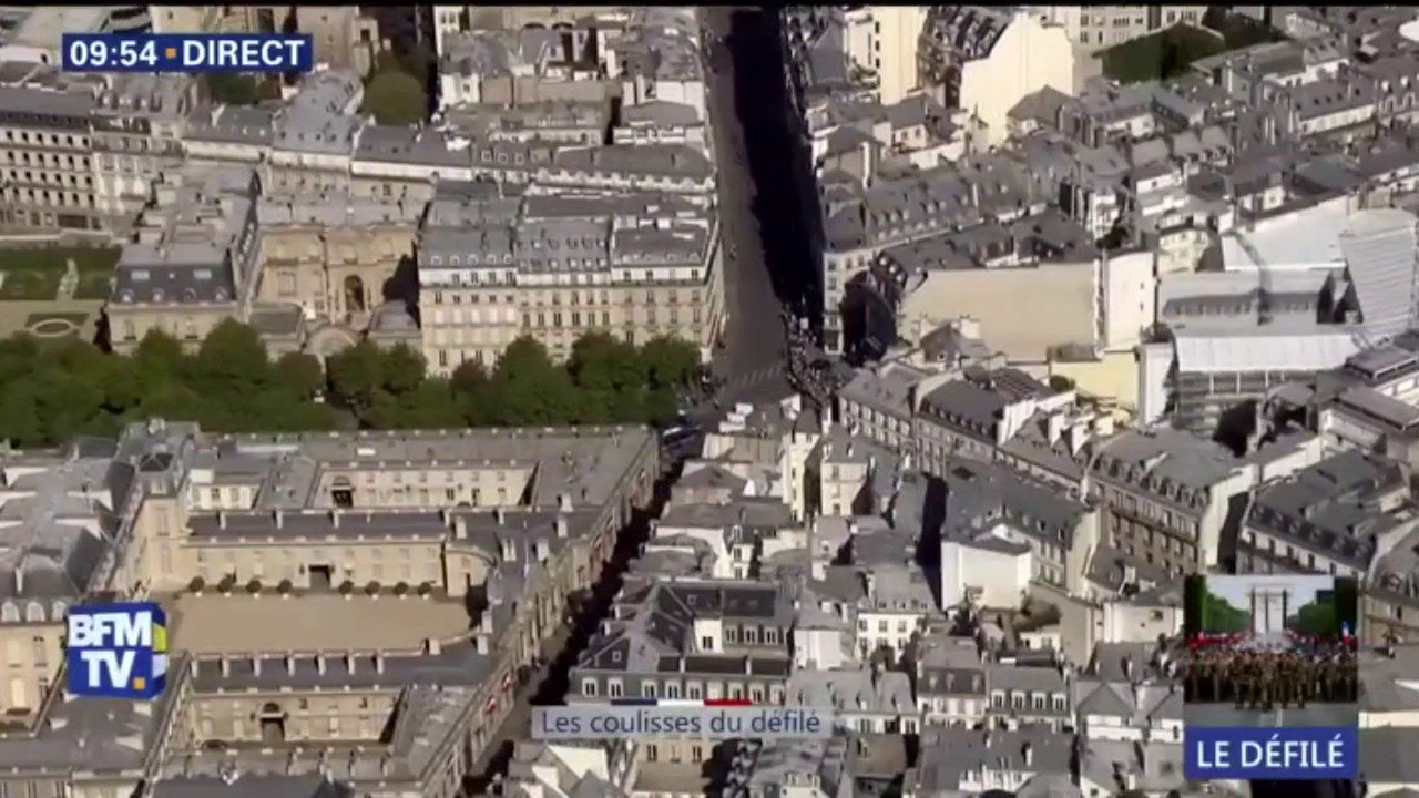14-Juillet: les avions de chasse décollent actuellement de la base d'Evreux