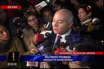 Wilfredo Pedraza: “Ollanta y Nadine se encuentran privados de su libertad por una decisión equivocada”